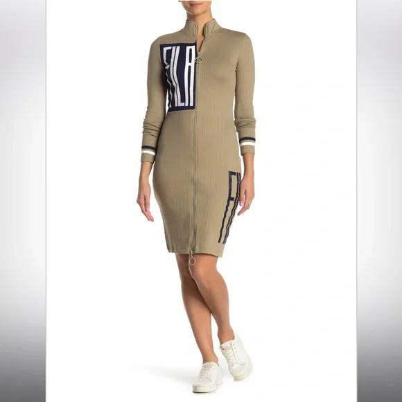 Fila Ada Zip Dress - Picture 2 of 5